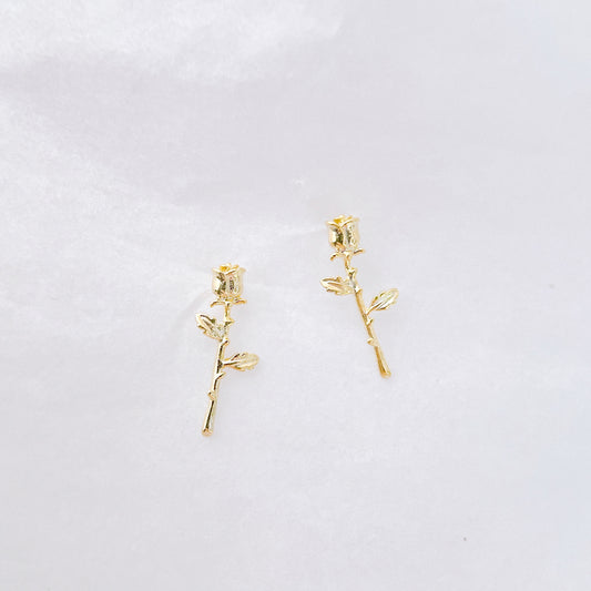 EB007 Vintage Rose Earrings